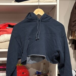 TNA Cozy Navy Fleece Hoodie